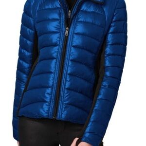 Bernardo Women's Vibrant Blue Puffer Jacket
